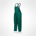 Sara Workwear Doker spodnie robocze ocieplane ogrodniczki zielone