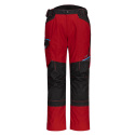 Portwest WX3 T701 spodnie robocze do pasa ze stretchem czerwone
