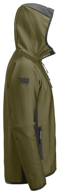Snickers Workwear 8044 bluza robocza z kapturem na suwak FlexiWork khaki