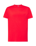 t-shirt roboczy męski TSRA 150 Regular JHK ciepła czerwień