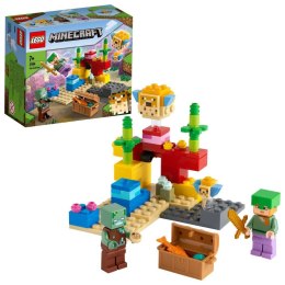 Klocki LEGO MINECRAFT 21164 rafa koralowa - klocki lego dla chłopca 7+ - sklep online