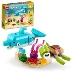 Klocki LEGO Creator Delfin i żółw 3w1 31128 6+