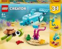 Klocki LEGO Creator Delfin i żółw 3w1 31128 6+