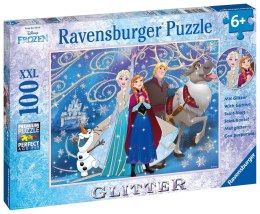 Ravensburger Puzzle dla dzieci 2D: Kraina Lodu. Błyszczący śnieg 100 elementów 13610