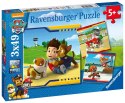 Ravensburger Puzzle dla dzieci 2D: Psi Patrol. Najlepsi przyjaciele 3x49 elementów 9369