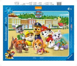 Ravensburger Puzzle dla dzieci 2D w ramce: Psi Patrol Rodzinna fotografia 37 elementów 6155