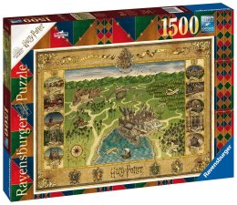 Ravensburger Puzzle 2D 1500 elementów: Mapa Hogwartu 16599