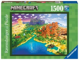 Ravensburger Puzzle 2D 1500 elementów: World of Minecraft 17189