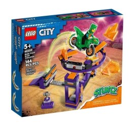 Klocki Lego CITY 60359 Wyzwanie kaskaderskie - z kołem do przeskakiwania  5+