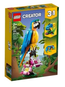 Klocki Lego CREATOR 31136 Egzotyczna papuga 7+