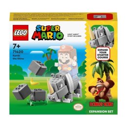 Klocki Lego SUPER MARIO 71420 Nosorożec Rambi - zestaw rozszerzający 7+