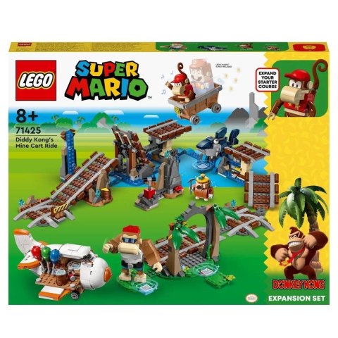 Klocki Lego SUPER MARIO 71425 Przejażdżka wagonikiem Diddy Konga - zestaw rozszerzający 8+