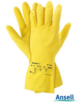 rękawice robocze lateksowe AlphaTec 87-190 (Econohands® Plus) Ansell
