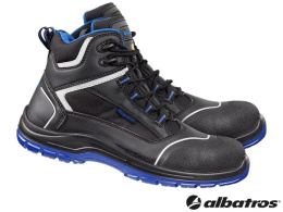 buty robocze S3 ESD SRC Bluetech Mid Albatros - trzewiki robocze z podnoskiem z włókna szklanego