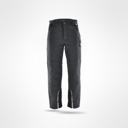 spodnie robocze do pasa ocieplane Standard Winter Sara Workwear grafitowo-czarne