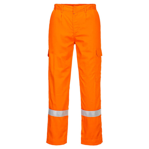 spodnie robocze do pasa trudnopalne FR412 Portwest pomarańczowe