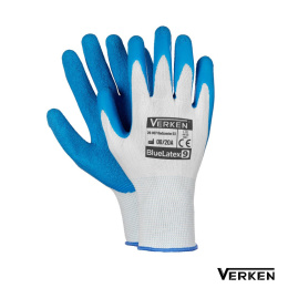 rękawice robocze powlekane lateksem BlueLatex Verken
