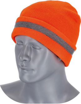 czapka robocza odblaskowa zimowa S-42054 Stalco pomarańczowa