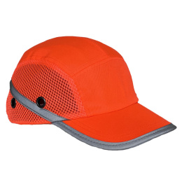 czapka robocza z daszkiem BUMPCAP siatka HV 1239 Urgent pomarańczowa