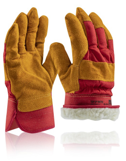 rękawice robocze zimowe wzmacniane skórą Top Up Winter Ardon