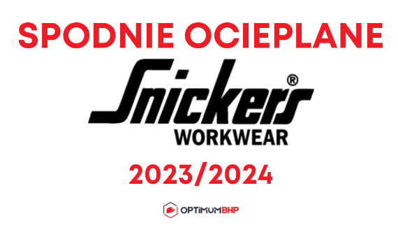 Spodnie robocze ocieplane na zimę 2023/2024 Snickers Workwer – sklep Optimum BHP z ofertą na wysokiej jakości spodnie bhp!