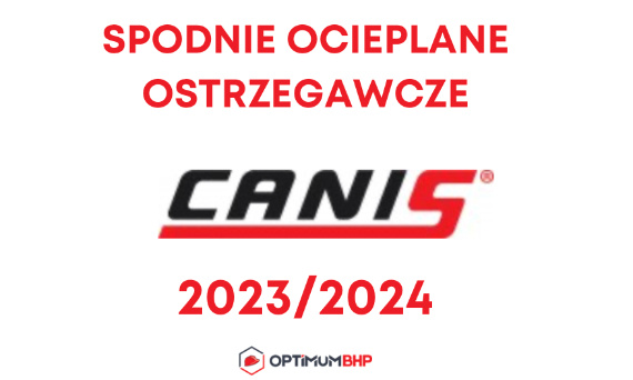 Spodnie robocze ocieplane na zimę 2023/2024 CXS Canis – wygodne i tanie spodnie czeskiego producenta oferowane przez sklep Optimum BHP!