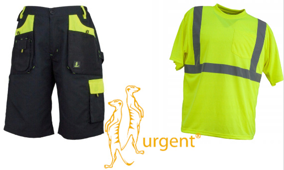 Ubieramy pracowników zewnętrzny na upalne dni – sklep i hurtownia Optimum BHP poleca tanie ubrania na lato marki Urgent.